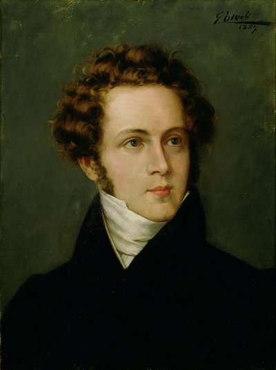 Portret van Vincenzo Bellini (1801-1835) 1887 door Italian School